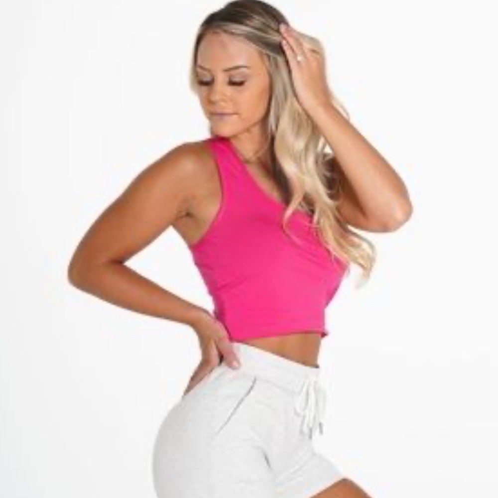 Brand new nvgtn hot pink crop tank